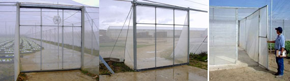 malla sombra puertas